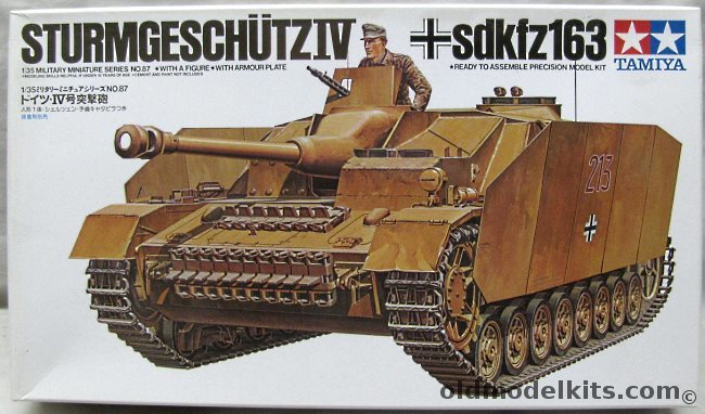 Tamiya 1/35 Sturmgeschutz IV Sdkfz163, MM87 plastic model kit